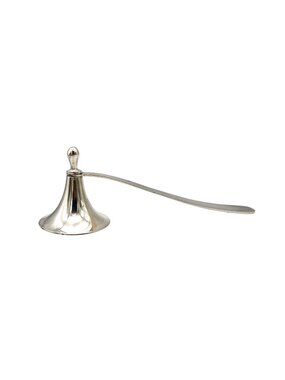 Silver-Tone Candle Snuffer With Elegant Handle - 8.5 Inch Vintage Décor